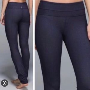 Lululemon Denim Straight Leg Leggings